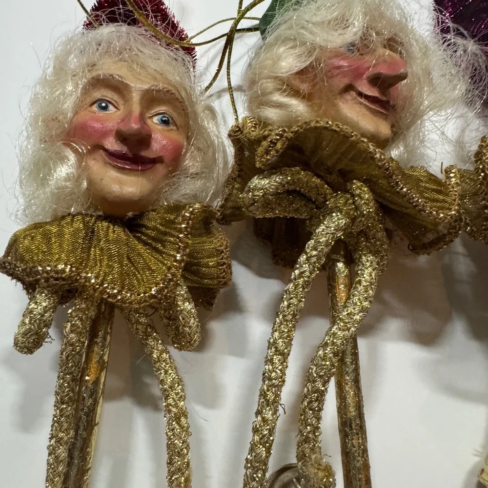 Possible Mark Roberts Vintage Elf‎ Stick Ornaments – Set of 4 – Ornaments